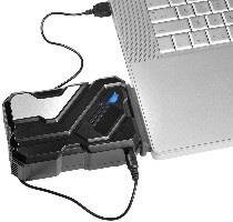 TRACER Icebox laptop hűtőbox USB - Fekete (TRASTA45378)