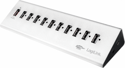 LogiLink UA0228 USB 3.0 Hub (7+1 port) Ezüst