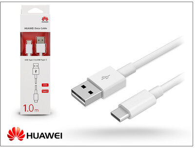Huawei AP51 USB - USB Type-C gyári adat- és töltőkábel 1m - Fehér