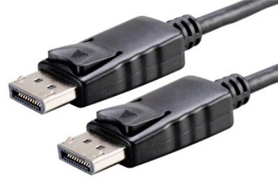 Akasa AK-CBDP01-20BK Displayport v1.2 kábel 2m - Fekete