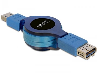 Delock USB 3.0 visszatekerhető hosszabbító kábel