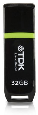 TDK TF10 USB 2.0 32GB Pendrive, Fekete