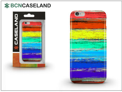 BCN Caseland Apple iPhone 7 Plus szilikon hátlap Szivárvány