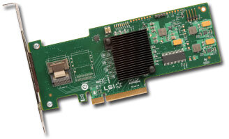 RAID Controller LSI LOGIC MegaRAID SAS 9240-4i (4ch Internal LSISAS2008, 6Gb/s up to 64 SAS/SATA/SSD, PCI-E 2.0 X8, RAID 0,1,5,10,50, JBOD, 1 Connector 1xMini-SAS SFF-8087, LP Bracket MD2), Single, LSI00199