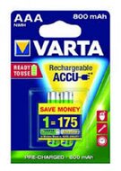 Varta ACCU R03 AAA Újratölthető mini ceruzaelem 800mAh (2db/csomag)