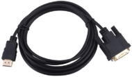 Sbox HDMI M - DVI (24+1) M Adapterkábel 2m - Fekete