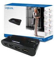 LogiLink 4 portos USB2.0 HUB táppal
