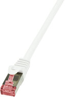 LogiLink CAT6 S/FTP Patch Cable PrimeLine AWG27 PIMF LSZH white 1,50m