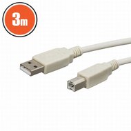 PRC USB 2.0 A-B 3m kábel