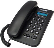MaxCom KXT100 vezetékes telefon, fekete