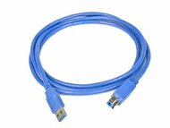 Gembird USB 3.0 A- B kábel, 1.8m, kék
