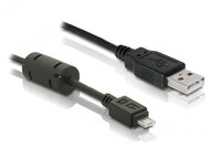 Delock USB2.0–A apa -  Micro-A USB  apa kábel, 1m