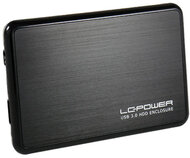 LC Power Külső 2.5" LC-25BUB3 - USB3.0 / SATAII ultraslim Fekete