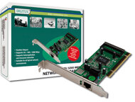 Digitus Gigabit Ethernet PCI kártya adapter, 32-bites