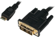LogiLink Mini HDMI > DVI-D Adapter M/M 1.0m