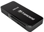 Transcend Multi 4in1 USB 3.0 stick, fekete kártyaolvasó