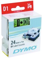 DYMO címke LM D1 alap 24mm fekete betű / zöld alap