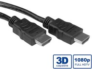 STANDARD HDMI M - HDMI M Adapterkábel (Ethernet) Fekete 5m