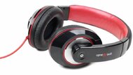 Gembird MHS-BOS headset Fekete Piros