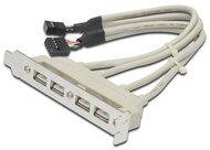 Digitus USB2.0 kivezetés PC hátlapra 4 portos