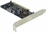 DeLock PCI kártya 4x SATA port RAID 0, 1, 0+1 (70154)