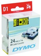 DYMO címke LM D1 alap 24mm fekete betű / sárga alap