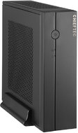 Chieftec Compact ITX IX-01B Számítógépház - Fekete + 85W külső adapter