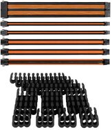 Thermaltake TtMod Sleeve kábel Combo Pack Fekete/Narancssárga