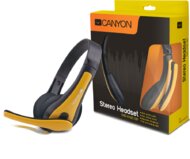 Canyon CNS-CHSC1BY headset, fekete-sárga