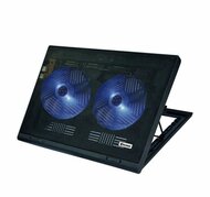 Vakoss LF-2463UK ultravékony laptop hűtőpad 17" USB - Fekete