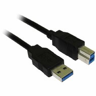 Akyga AK-USB-09 USB-A / USB-B 3.0 Kábel 5m - Fekete