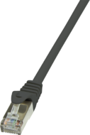 LogiLink CAT5e F/UTP Patch Cable AWG26 black 10m