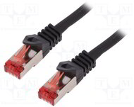 LogiLink CAT6 S/FTP Patch Cable PrimeLine AWG27 PIMF LSZH black 1,50m