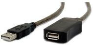 Gembird UAE-01-10M USB 2.0 aktív hosszabbító kábel 10m - Fekete