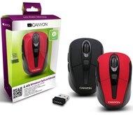 Canyon CNR-MSOW06R optikai USB wireless egér (fekete/piros)