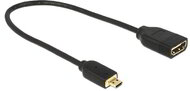 Delock 65687 microHDMI - HDMI Adapter Fekete
