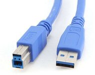 Gembird Cablexpert USB 3.0 A-B összekötő kábel 0.5m - Kék
