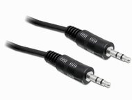 Delock audio kábel, DC jack 3.5 mm apa / apa, 2.5 m