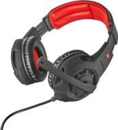 Trust Fejhallgató - GXT310 (c.sz:21187; mikrofon; hangerőszabályzó; 3,5mm jack TRRS + 2xkábel; nagy-párnás; fekete)