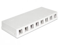 Delock 86209 Keystone 8 portos falra szerelhető doboz