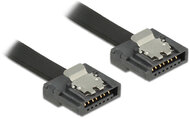 Delock Cable SATA FLEXI 6 Gb/s 100 cm black metal