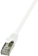 LogiLink CAT6 F/UTP Patch Cable EconLine AWG26 white 0,25m