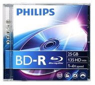 Philips BD-R 6x Újtaírható Bluray lemez
