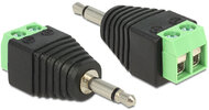 Delock sztereó jack apa 3.5 mm > Terminal Block 2 pin adapter