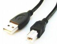 Gembird USB 2.0 A- B kábel, 4.5m, fekete