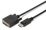 Assmann DisplayPort M - DVI-D M Adapterkábel Fekete 2m