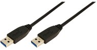 LogiLink USB 3.0 kábel A típus>A típus fekete 1m