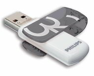 Philips 32GB Swap Vivid USB 2.0 pendrive - Fehér/szürke