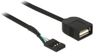 Delock 83825 USB tűfejes - USB 2.0 A (anya - anya) Kábel 40 cm