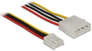Delock 83821 4 tűs apa - 4 tűs floppy anya tápkábel 40 cm
